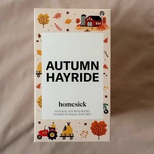 NIB homesick Autumn Hayride Candle 🕯️